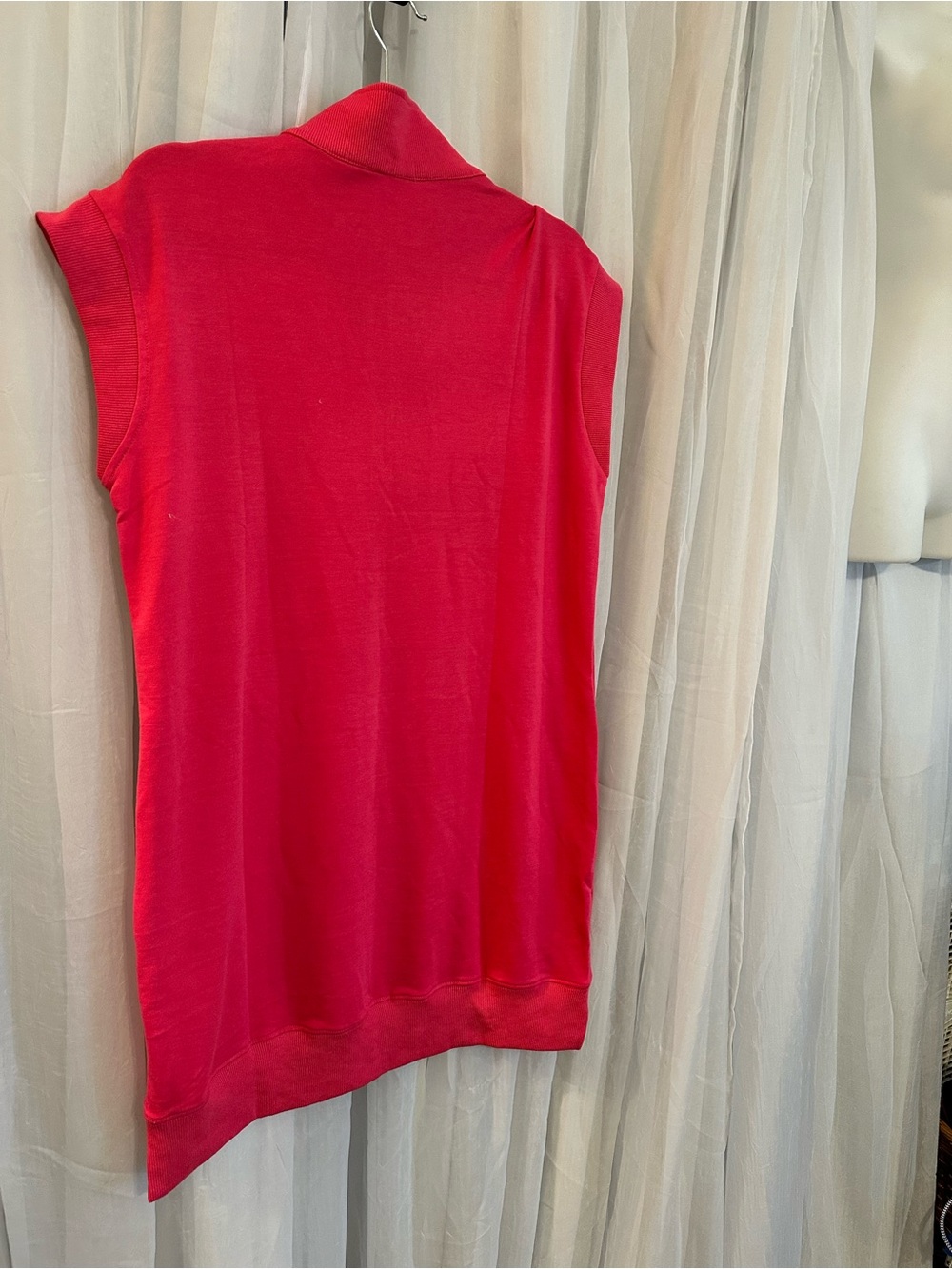Amazon Women's Shirt Dress - Vibrant Pink with Front Zipper NWOT - Picture 12 of 15